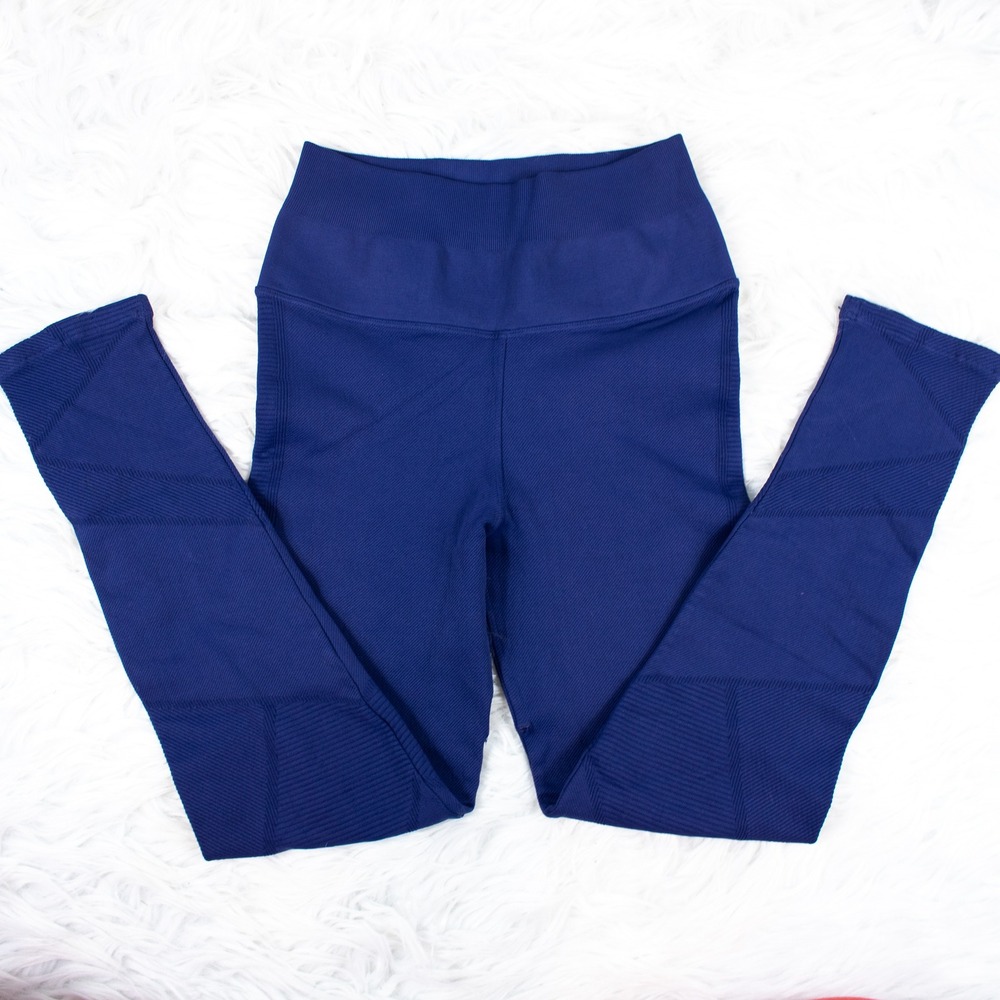 Spiritual Gangster Navy Blue Leggings Women Gym XS Small Sports Workout Athletic